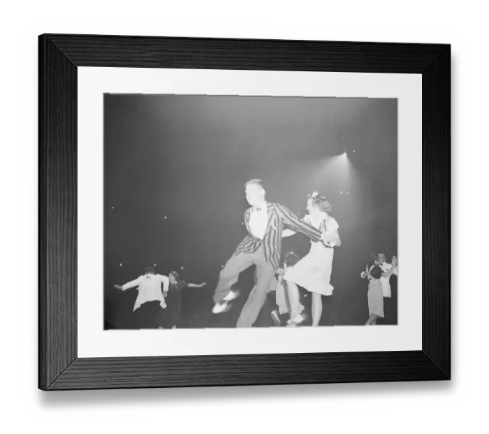 Framed Print : Couple Dancing The Jitterbug Framed Print : Couple Dancing The Jitterbug