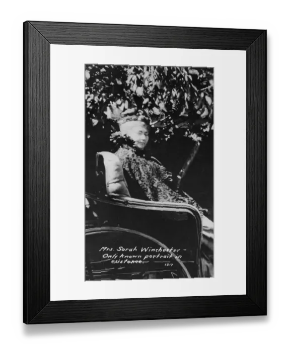 Framed Print : Sarah Winchester, Owner of the Winchester Mystery House Framed Print : Sarah Winchester, Owner of the Winchester Mystery House