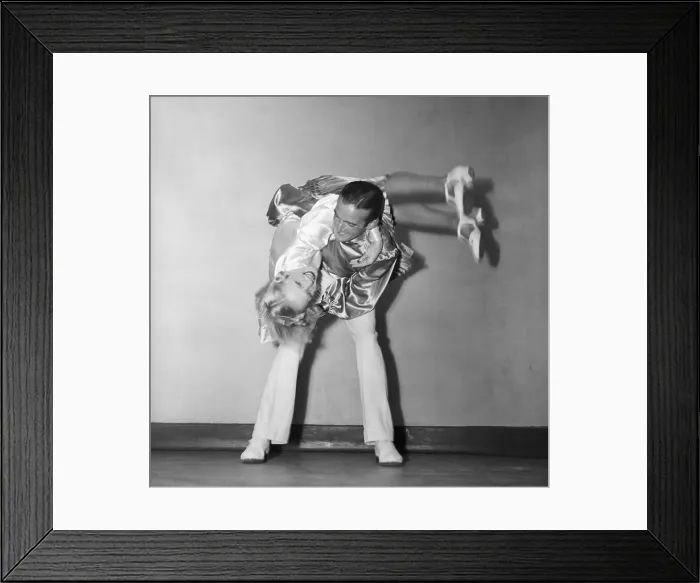 Framed Print : Couple Doing Jitterbug Framed Print : Couple Doing Jitterbug