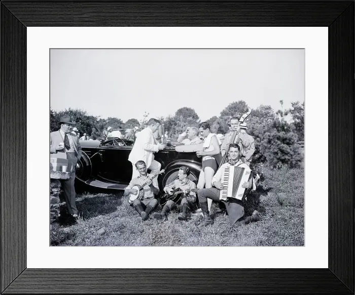 Framed Print : Lumber Jacks Around President Roosevelt Framed Print : Lumber Jacks Around President Roosevelt