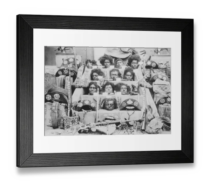 Framed Print : Museum Exhibit of Beheaded Bandits of Brazil Framed Print : Museum Exhibit of Beheaded Bandits of Brazil