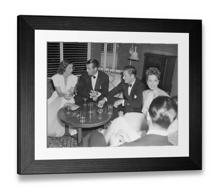 Framed Print : Members of the Tailwagger Club Attending Benefit Framed Print : Members of the Tailwagger Club Attending Benefit