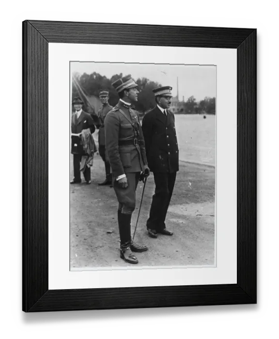 Framed Print : Prince Gustav Adolf and Hammarskjold Framed Print : Prince Gustav Adolf and Hammarskjold