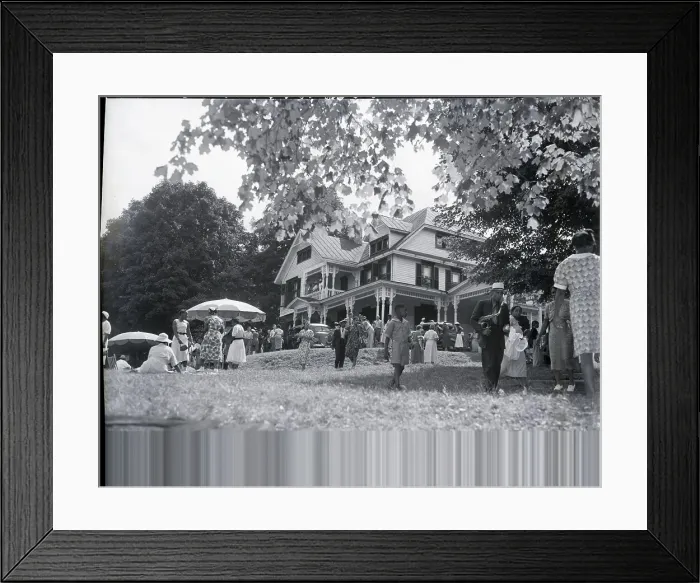 Framed Print : Father Divine's Followers Stroll About Framed Print : Father Divine's Followers Stroll About