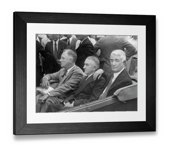 Framed Print : Franklin D. Roosevelt, C & W Mayo In Car Framed Print : Franklin D. Roosevelt, C & W Mayo In Car