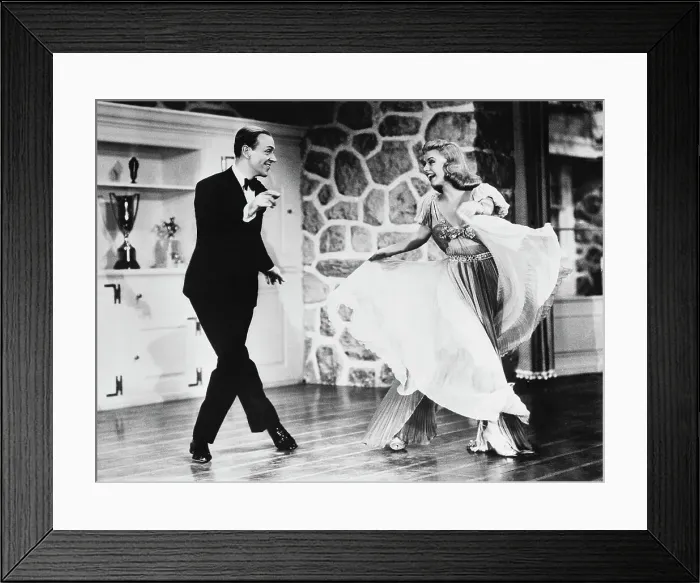 Framed Print : Rogers and Astaire in Carefree Framed Print : Rogers and Astaire in Carefree