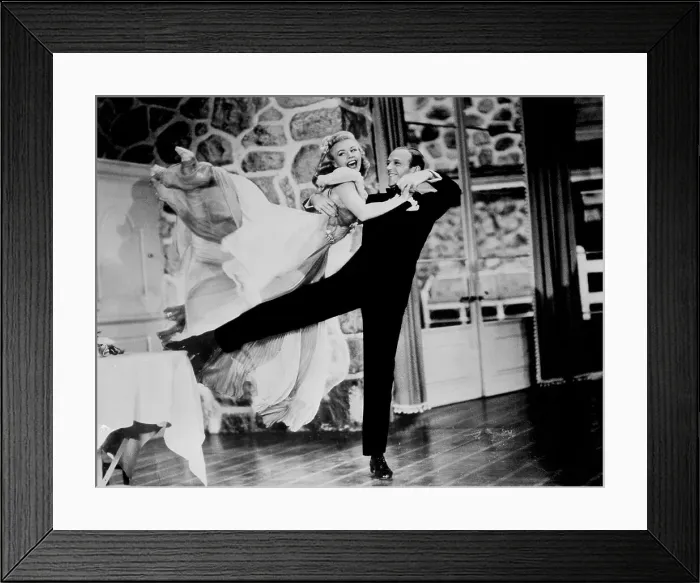 Framed Print : Fred Astaire Dancing with Ginger Rogers Framed Print : Fred Astaire Dancing with Ginger Rogers