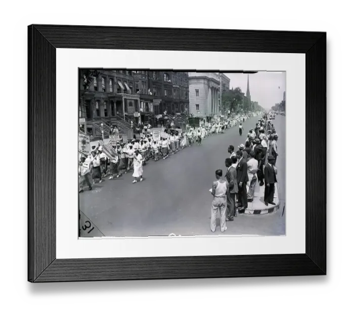 Framed Print : Father Divine Followers Celebrate Framed Print : Father Divine Followers Celebrate