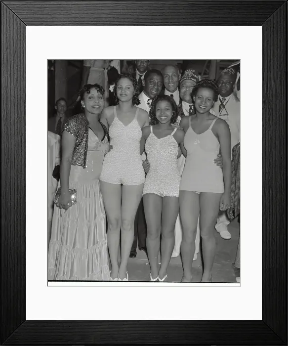 Framed Print : Winners of Swing Dancing Contest