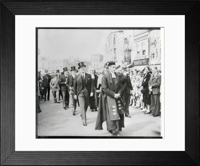 Framed Print : Joseph P. Kennedy in Procession Framed Print : Joseph P. Kennedy in Procession