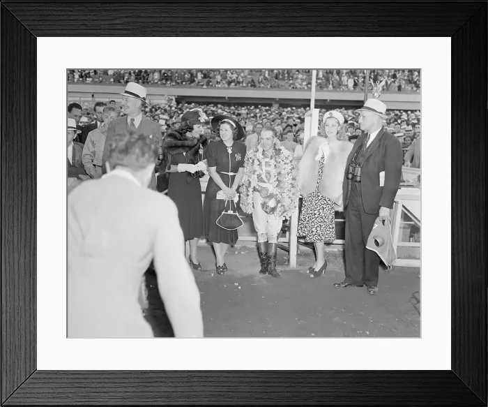 Framed Print : George Woolf with Colleagues Framed Print : George Woolf with Colleagues