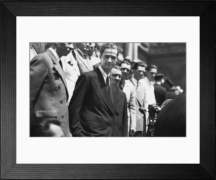 Framed Print : Portrait of Howard Hughes Framed Print : Portrait of Howard Hughes