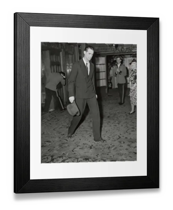 Framed Print : Portrait of Howard Hughes Before Parade Framed Print : Portrait of Howard Hughes Before Parade