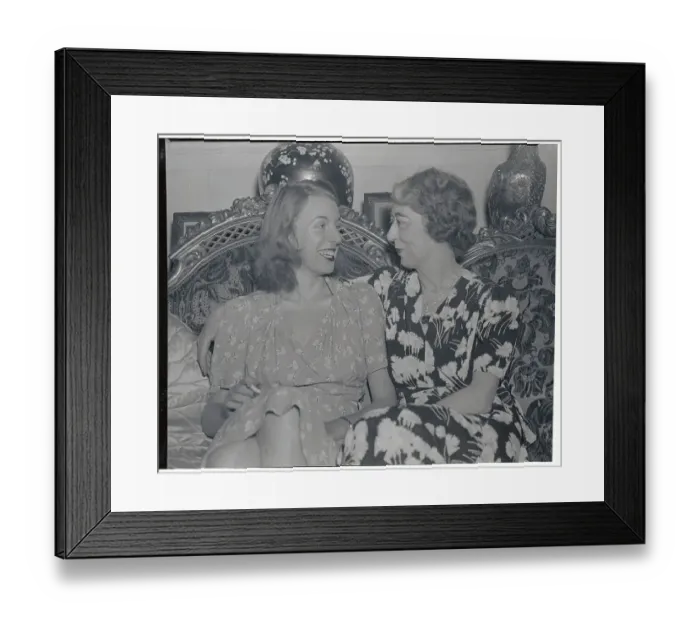 Framed Print : Owner of the Hope Diamond Evalyn McLean and her Mother Framed Print : Owner of the Hope Diamond Evalyn McLean and her Mother