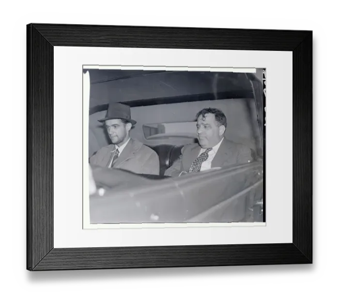 Framed Print : Howard Hughes with Fiorella LaGuardia After Round-the-World Flight Framed Print : Howard Hughes with Fiorella LaGuardia After Round-the-World Flight