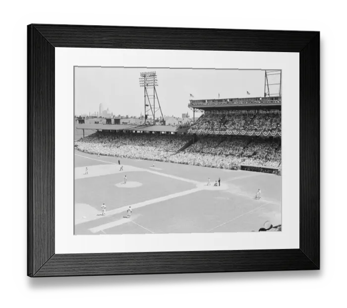 Framed Print : All-Star Game at Crosley Field