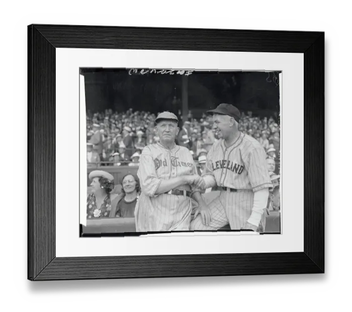 Framed Print : Cy Young and Tris Speaker Framed Print : Cy Young and Tris Speaker