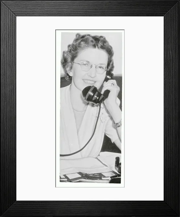 Framed Print : Portrait of Howard Hughes Secretary Framed Print : Portrait of Howard Hughes Secretary