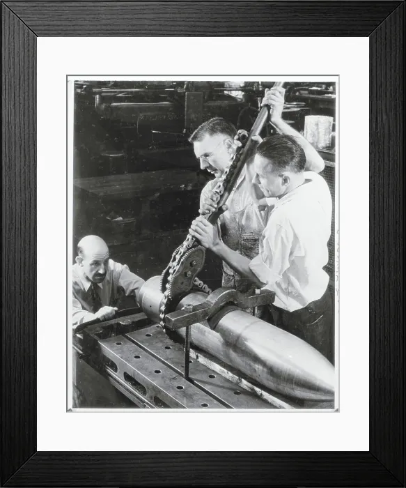 Framed Print : Workers Constructing the 1939 Time Capsule Framed Print : Workers Constructing the 1939 Time Capsule