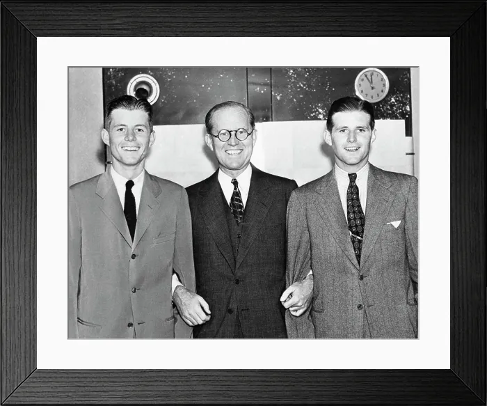 Framed Print : Ambassador Kennedy and Sons Framed Print : Ambassador Kennedy and Sons