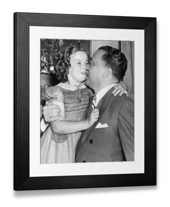 Framed Print : Shirley Temple With J. Edgar Hoover Framed Print : Shirley Temple With J. Edgar Hoover
