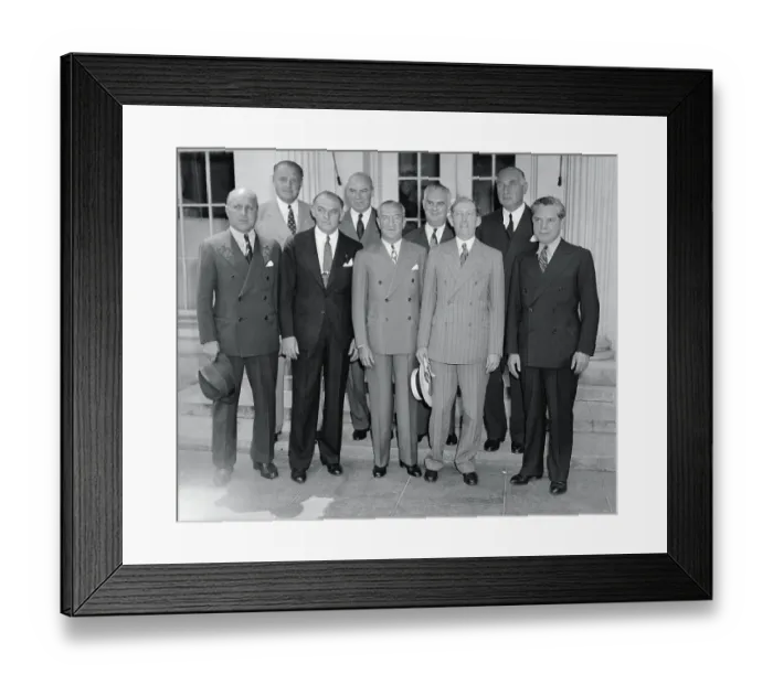 Framed Print : Nine Film Leaders Call at the White House Framed Print : Nine Film Leaders Call at the White House