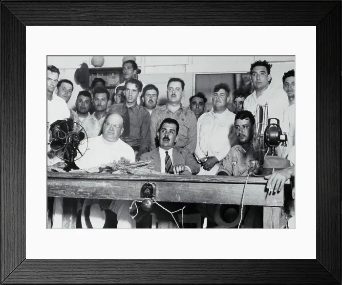 Framed Print : Lazaro Cardenas and Others Framed Print : Lazaro Cardenas and Others