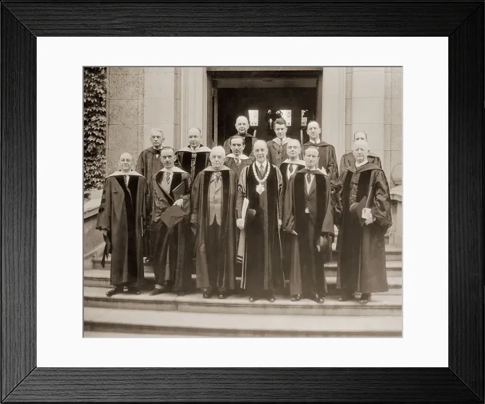Framed Print : Group Portrait of Yale Honorary Degree Recipients Framed Print : Group Portrait of Yale Honorary Degree Recipients