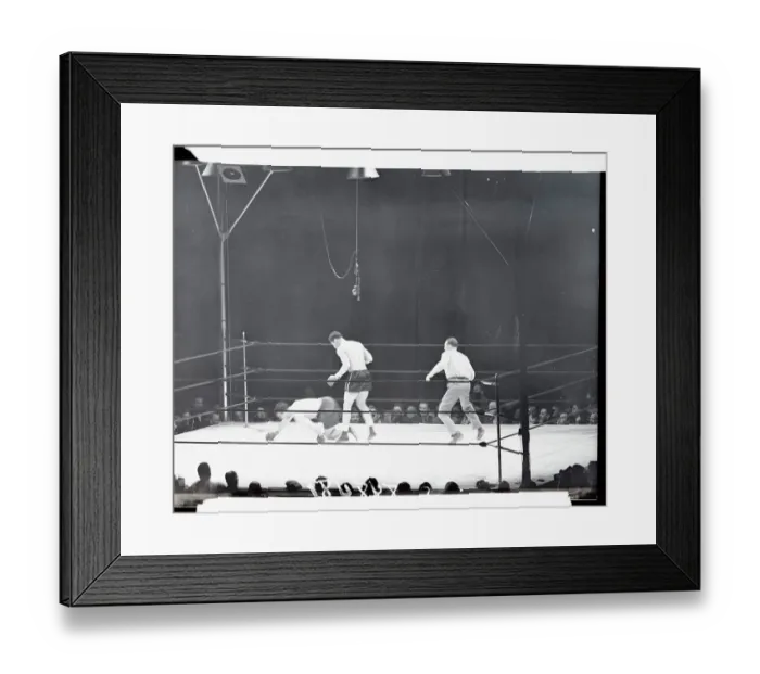 Framed Print : Max Schmeling Down During Bout with Joe Louis Framed Print : Max Schmeling Down During Bout with Joe Louis