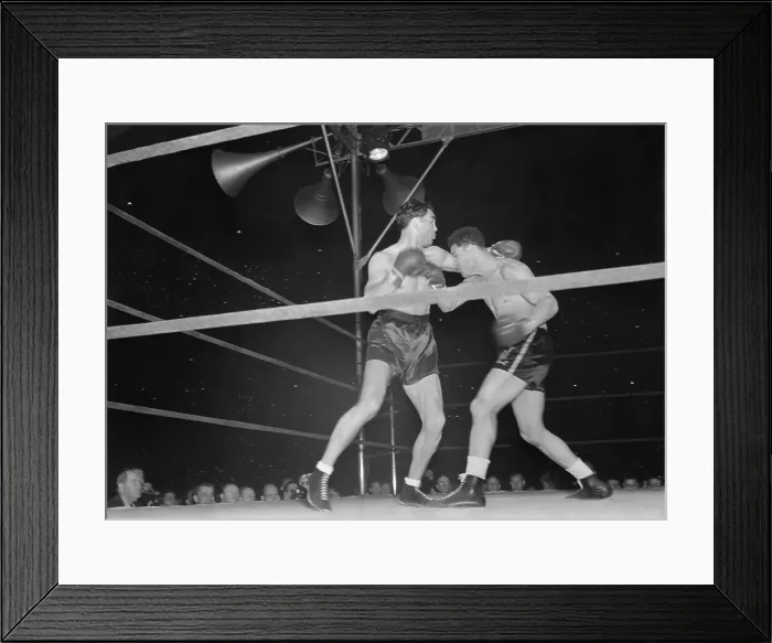 Framed Print : Max Schmeling and Joe Louis Boxing Framed Print : Max Schmeling and Joe Louis Boxing