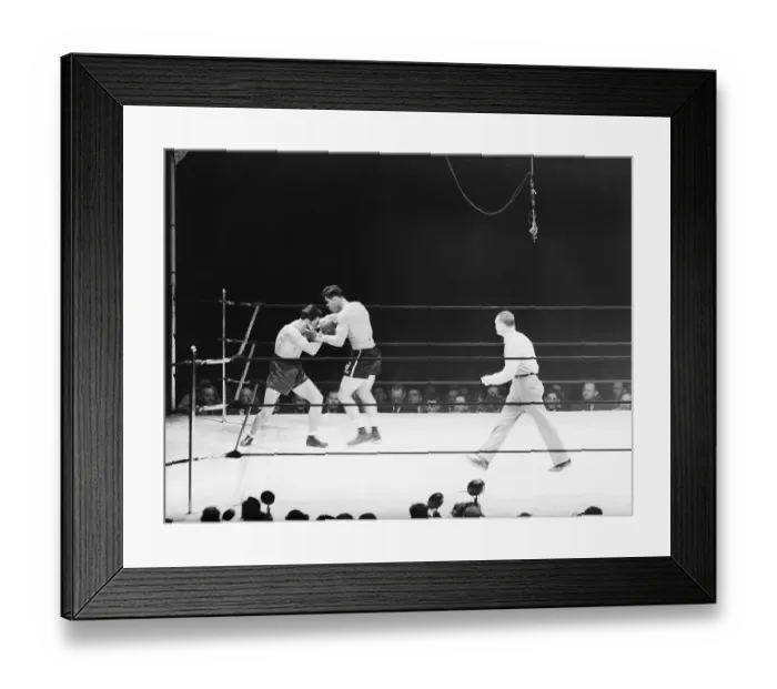 Framed Print : Champion Joe Louis Follows Schmeling Framed Print : Champion Joe Louis Follows Schmeling