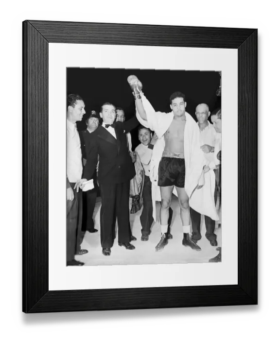 Framed Print : Joe Louis Beats Max Schmeling Framed Print : Joe Louis Beats Max Schmeling