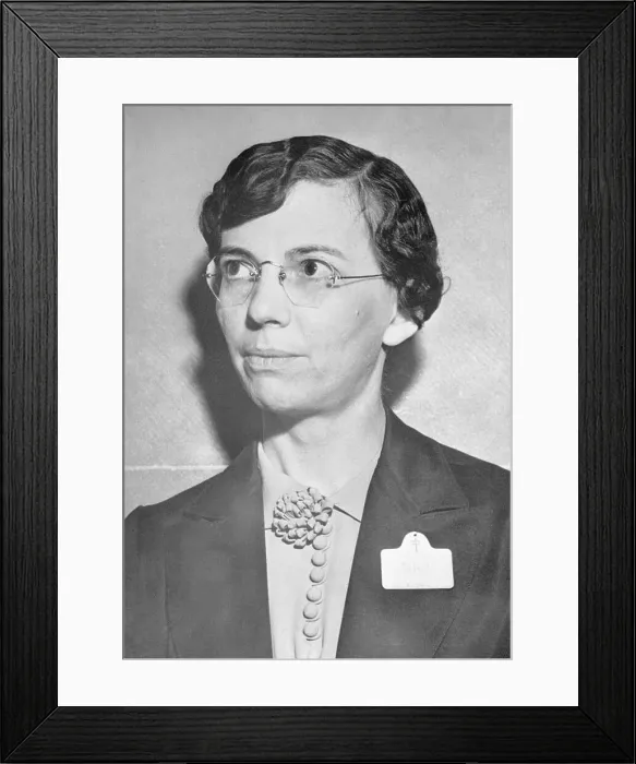 Framed Print : Portrait of Dr. Florence Barbara Seibert Framed Print : Portrait of Dr. Florence Barbara Seibert