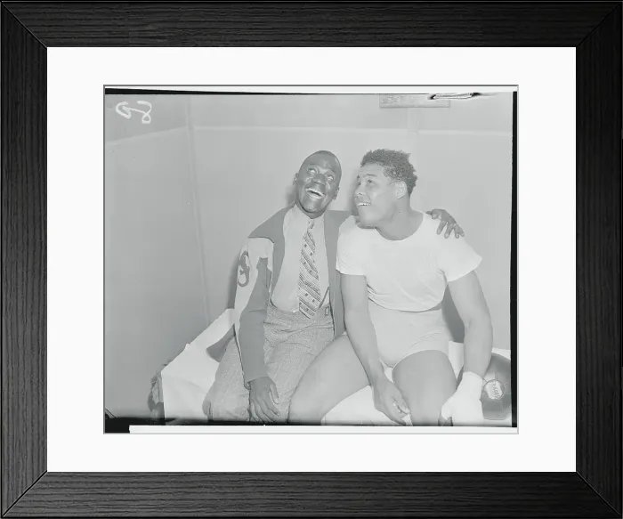 Framed Print : Joe Louis and Bill Robinson Framed Print : Joe Louis and Bill Robinson