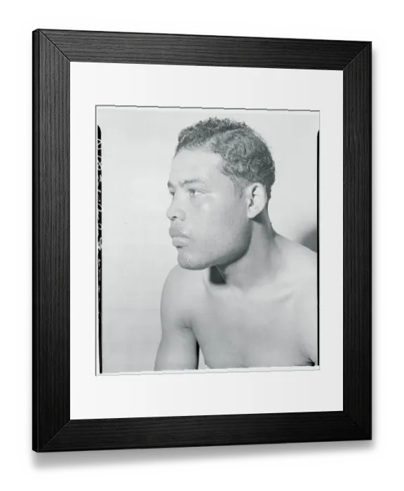 Framed Print : Portrait of Joe Louis Framed Print : Portrait of Joe Louis