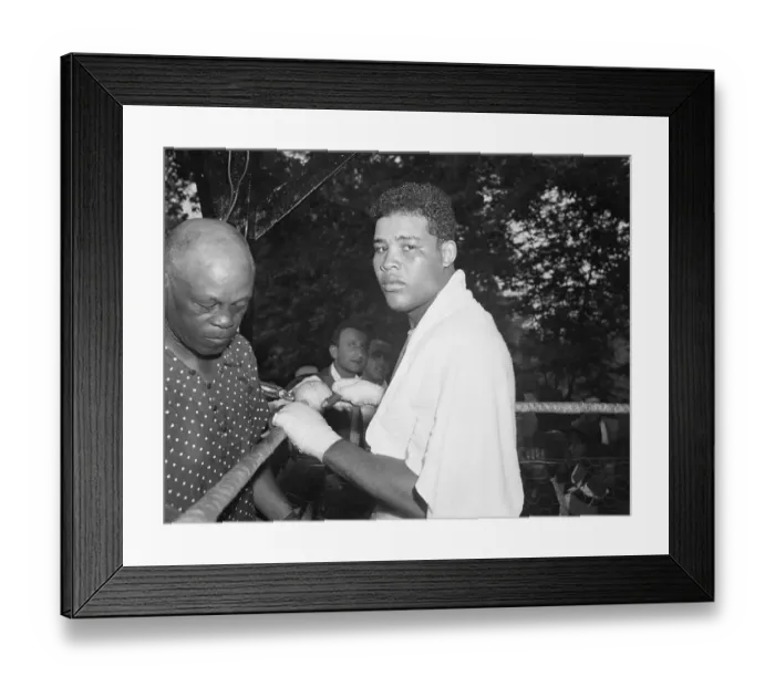 Framed Print : Joe Louis At His Training Camp Framed Print : Joe Louis At His Training Camp