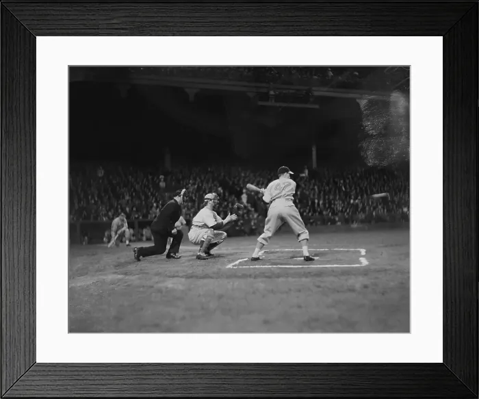 Framed Print : Lonny Frey Swinging at Pitch at Ebbets Field Framed Print : Lonny Frey Swinging at Pitch at Ebbets Field