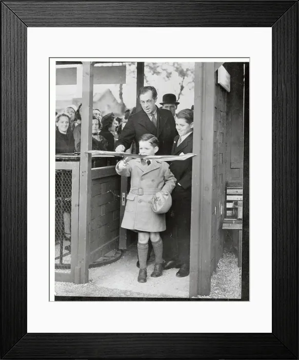 Framed Print : Edward and Robert Kennedy at Zoo Framed Print : Edward and Robert Kennedy at Zoo