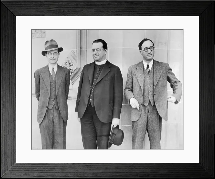 Framed Print : Ms Vallarta with George LeMaitre and Eugene Guth Framed Print : Ms Vallarta with George LeMaitre and Eugene Guth
