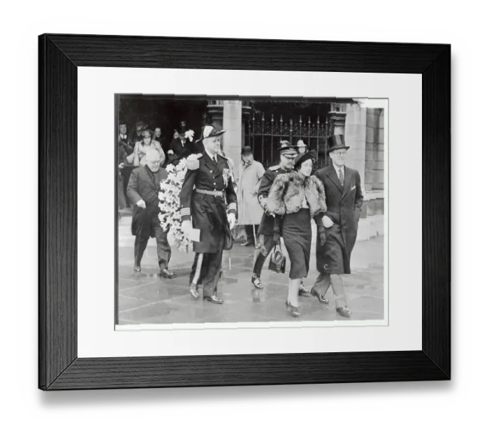 Framed Print : Joseph and Rose Kennedy in Procession Framed Print : Joseph and Rose Kennedy in Procession