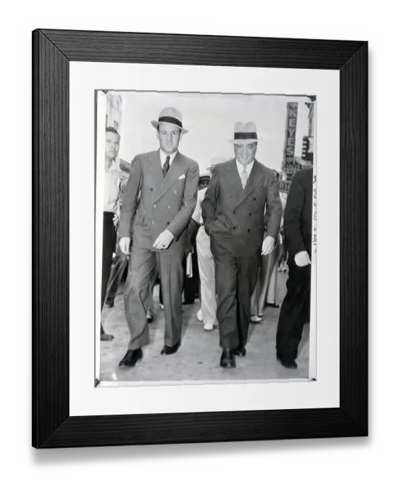 Framed Print : J. Edgar Hoover And Clyde Tolson Framed Print : J. Edgar Hoover And Clyde Tolson