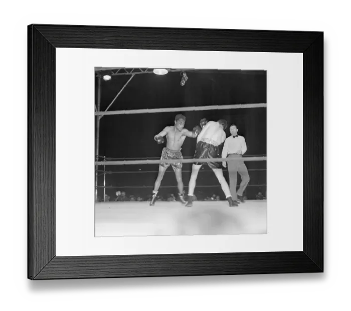 Framed Print : Boxing Action with Henry Armstrong and Barney Ross Framed Print : Boxing Action with Henry Armstrong and Barney Ross