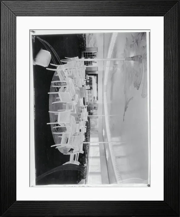 Framed Print : Interior of Ocean Liner S. S. Nieuw Amsterdam Framed Print : Interior of Ocean Liner S. S. Nieuw Amsterdam