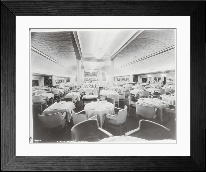 Framed Print : Dining Salon Framed Print : Dining Salon