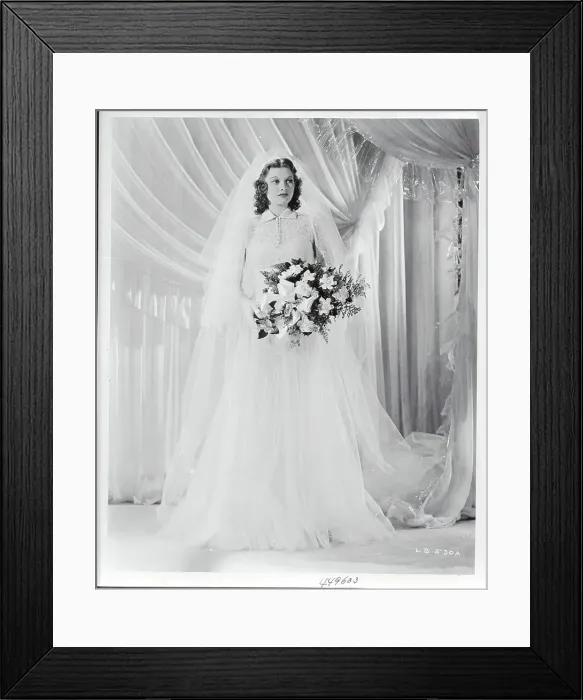 Framed Print : Lucille Ball Modeling Bridal Gown Framed Print : Lucille Ball Modeling Bridal Gown