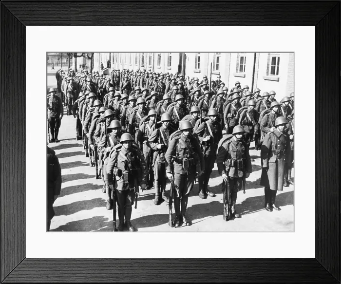 Framed Print : Czechoslovakian Army at Attention Framed Print : Czechoslovakian Army at Attention