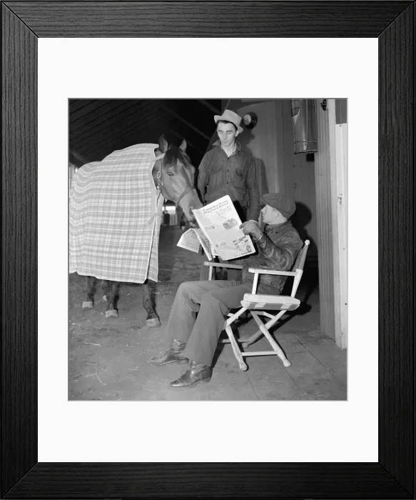 Framed Print : Jockey Red Pollard and Seabiscuit Framed Print : Jockey Red Pollard and Seabiscuit