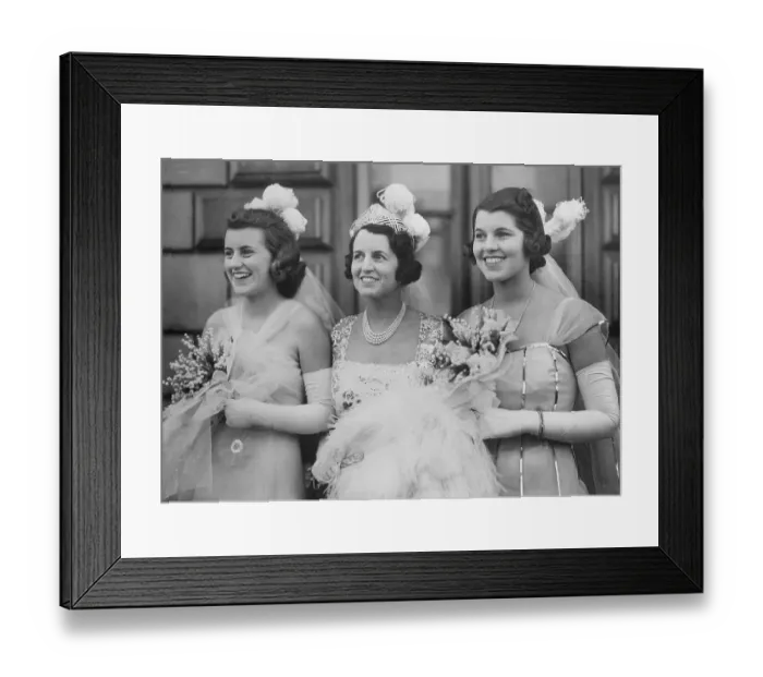 Framed Print : Rose Kennedy with Daughters Framed Print : Rose Kennedy with Daughters