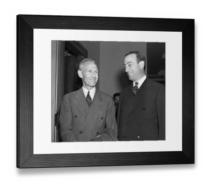 Framed Print : Winston Rossiter and John Coleman Framed Print : Winston Rossiter and John Coleman
