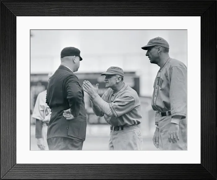 Framed Print : Manager Casey Stengel Arguing with Umpire Framed Print : Manager Casey Stengel Arguing with Umpire